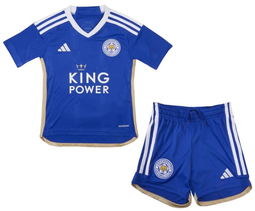 Kit infantil I Leicester City 2023 2024 Adidas oficial